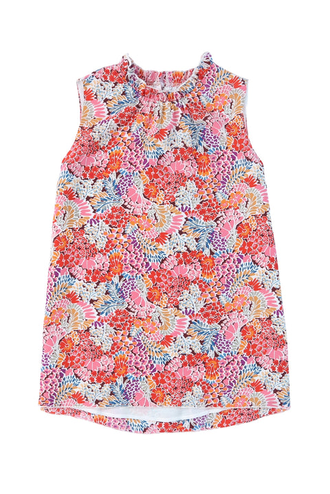 Multicolor Floral Print Relaxed Tank Top