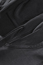 Zipped Front Stitching Hooded Sweatshirt