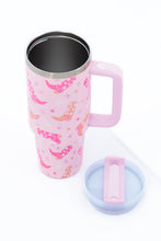 Sachet Pink Western Boot Tumbler with Straw 40oz