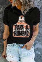 TAKE A NUMBER Graphic Crew Neck Tee