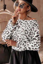 Leopard Long Sleeve Crewneck Sweater