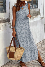 Print Sleeveless Maxi Dress