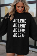 Orange JOLENE Ribbed Corded Oversized Sweatshirt