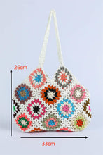 White Random Boho Floral Crochet Retro Hollowed Bag