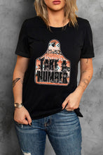 TAKE A NUMBER Graphic Crew Neck Tee