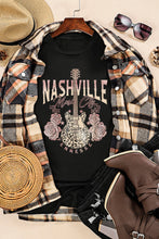 NASHVILLE MUSIC CITY Graphic Crew Neck Tee