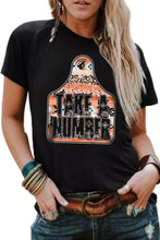 TAKE A NUMBER Graphic Crew Neck Tee