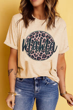 MOM life is the best life Leopard Print Graphic T Shirt