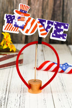 Multicolor LOVE American Flag Pattern Headband