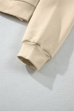 Parchment Solid Color Hoodie and High Waist Pants Two Piece Activewear