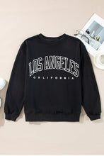 Black LOS ANGELES CALIFORNIA Graphic Crewneck Pullover Sweatshirt