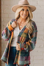 Multicolor Brushed Checked Western Buttoned Jacket