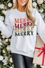 MERRY and BRIGHT Leopard Print Pullover Sweatshirt