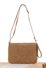 Chestnut Flower Straw Woven Single Shoulder Bag