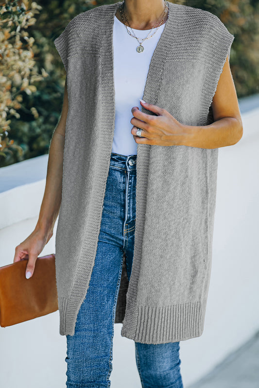 Basic Vest Cardigan Sweater