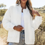 White Floral Quilted Jacket