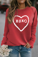 Sudadera de San Valentín con estampado de corazón de xoxo