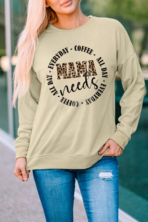 Heart Shaped Embroidered Pullover Sweatshirt