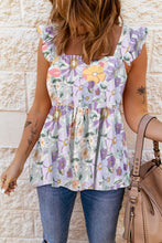 Ruffled Tank Floral Dress