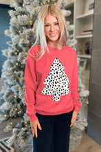 MERRY and BRIGHT Leopard Print Pullover Sweatshirt