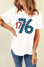 White Star 1776 Graphic Flag Day T Shirt