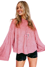 Thunder Bolt Sequin Oversized Hoodie