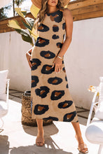 Split Open Back Sleeveless Maxi Dress