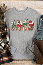 MERRY and BRIGHT Leopard Print Pullover Sweatshirt