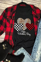 Camiseta con estampado de corazón y lentejuelas