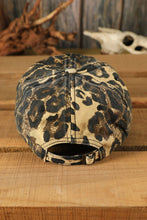 Gorra de béisbol de leopardo bordada MAMA