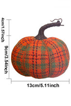 Orange Thanksgiving Cloth Pumpkin Home Ornament