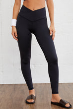 Leggings activos sin costuras con cintura arqueada gris