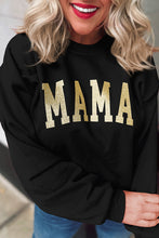 Khaki MOM MODE Leopard Print Long Sleeve Sweatshirt