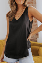 Deep V Neck Loose Tank Top