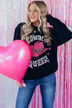 Heart Shaped Embroidered Pullover Sweatshirt