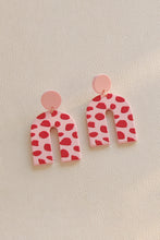 Neutral Animal Print U Shaped Earrings