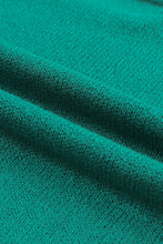 Jersey de punto acanalado con hombros descubiertos y bolsillo en color liso verde