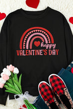 Heart Shaped Embroidered Pullover Sweatshirt