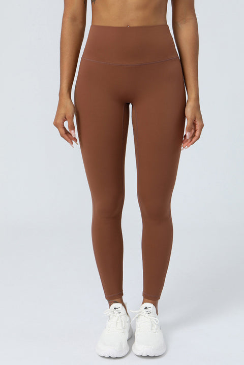 Chestnut Quick-dry Fashion High Waist Sports Leggings