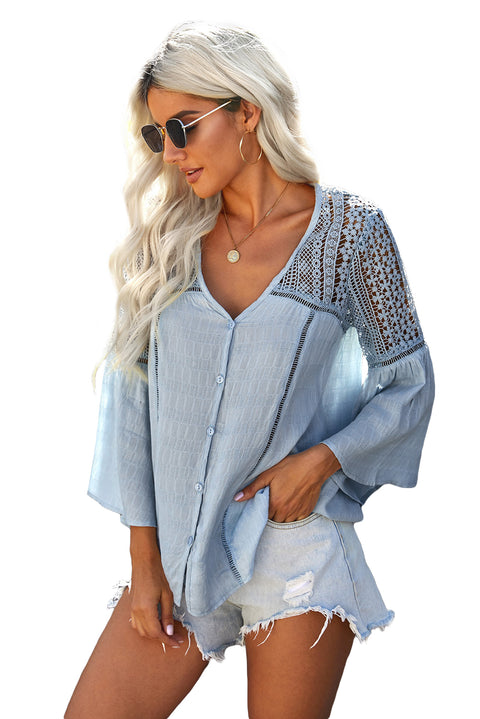 The Du Jour Crochet Blouse