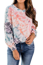 Multicolor Tie Dye Long Sleeve Top