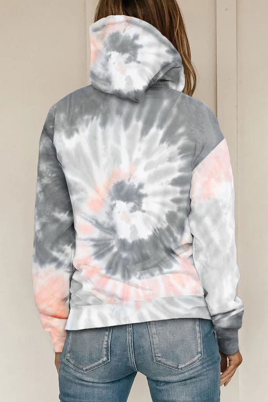 Tie Dye Pattern Hoodie