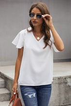 V Neck Short Sleeve Tee