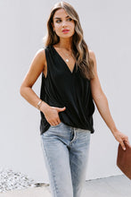 Surplice V Neck Tank