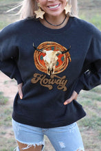 COWBOY take me away Graphic White Sweatshirt