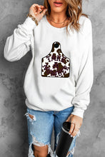 COWBOY take me away Graphic White Sweatshirt