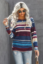 Plain Knit Long Sleeve Top