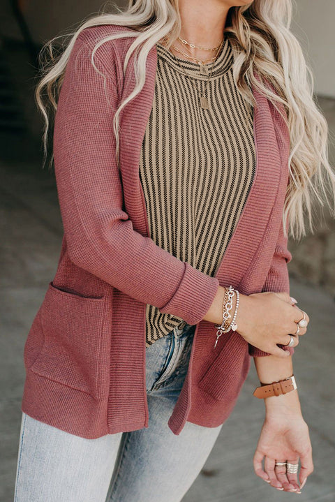 Crew Neck Ruffled Striped Tank Top