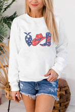 COWBOY take me away Graphic White Sweatshirt