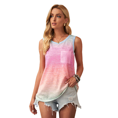 Multicolor Ombre Tank Top